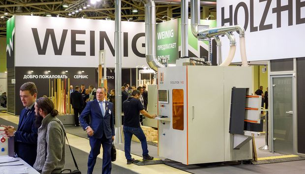 Der WEINIG Stand auf der Lesdrevmash in Moskau